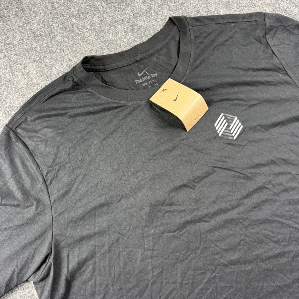 Nike Golf Tee XL Black Dri-Fit Plant Graphic DX8730-010 NWT Mens